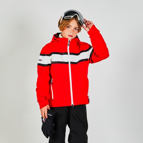 2223 러키로키 스키클럽 아동 스키복 세트 LUCKY ROCKY SKI CLUB RED JKT SET